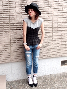 mikittyさん（レディース・159cm）の夏コーディネート