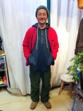 t頭さん（メンズ・171cm）の冬コーディネート