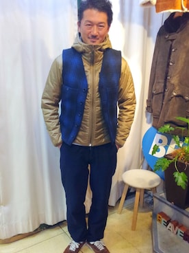 t頭さん（メンズ・171cm）の冬コーディネート