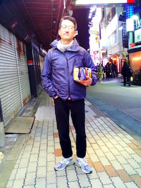 「BEAVER上野」｜「アイテム（マウンテンパーカー）」を使った、t頭さん（メンズ・171cm）の春コーディネート