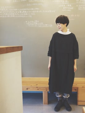 「I am I （アイアムアイ）のアイテム」を使った、masumiさん（レディース・158cm）の秋コーディネート