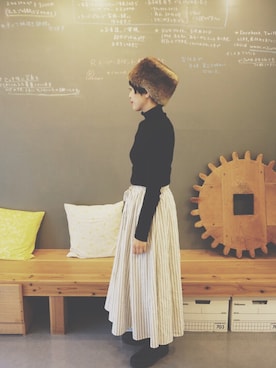 masumiさん（レディース・158cm）の冬コーディネート