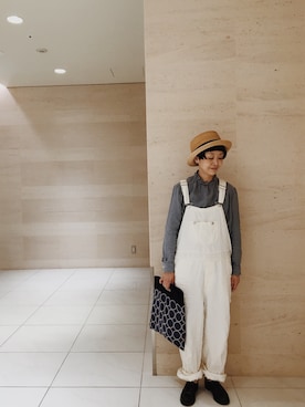 「mina perhonen（ミナペルホネン）のアイテム」を使った、masumiさん（レディース・158cm）の春コーディネート