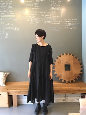 「nest Robe（ネストローブ）のアイテム」を使った、masumiさん（レディース・158cm）の春コーディネート