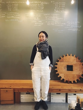 「アイテム（レインシューズ）」を使った、masumiさん（レディース・158cm）の秋コーディネート