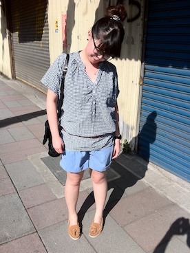 「CLATHAS（クレイサス）のアイテム」を使った、FCCさん（メンズ・155cm）の春コーディネート