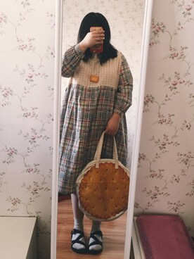 「bortsprungt.（ボシュプルメット）のアイテム」を使った、IKUさん（レディース・167cm）の春コーディネート