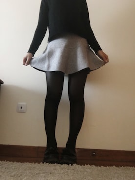 「PULL&BEAR（プルアンドベア）のアイテム（その他シューズ）」を使った、JUJUさん（レディース・163cm）の秋コーディネート