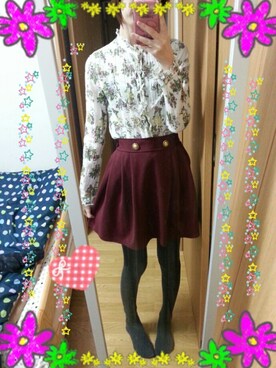 「アイテム名不明（その他トップス）」を使った、みんなのこさん（レディース・164cm）の春コーディネート