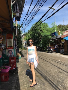 「boracay」｜Roroさん（レディース・169cm）の夏コーディネート
