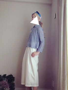 「I am I （アイアムアイ）のアイテム（アクセサリー）」を使った、だまこさん（レディース・162cm）の夏コーディネート