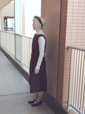 「nitca（ニトカ）のアイテム（その他アウター）」を使った、だまこさん（レディース・162cm）の秋コーディネート