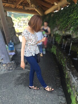 「海の日」｜こてさん（レディース・165cm）の夏コーディネート