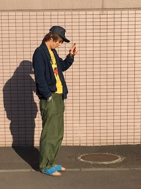 「アイテム（バングル/リストバンド）」を使った、やぴさん（メンズ・176cm・20代）の春コーディネート