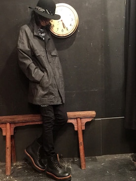 「superNova.（スーパーノヴァ）のアイテム（ジャケット/アウター）」を使った、Rosyさん（メンズ・176cm）の秋コーディネート