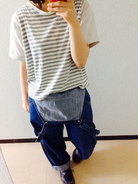 「PAR ICI」｜「アイテム（ブーツ）」を使った、たそさん（レディース・152cm）の夏コーディネート
