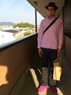 「alain mikli」｜FATSOUL DTさん（メンズ・184cm）の春コーディネート