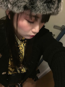 「GIANNI VERSACE（ジャンニヴェルサーチ）のアイテム（スカート）」を使った、✡ななうみ✡さん（レディース・160cm）の秋コーディネート