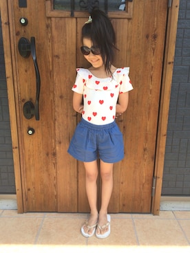 「Mini Rodini（ミニロディーニ）のアイテム（水着/着物・浴衣）」を使った、riii→a♡さん（レディース・164cm）の春コーディネート