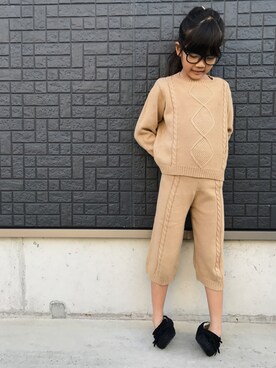 riii→a♡さん（キッズ・126cm）の秋コーディネート
