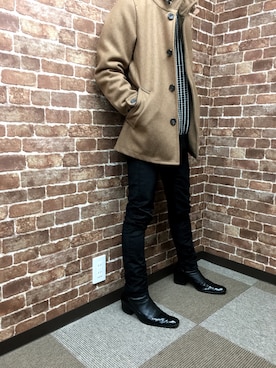 「HARE（ハレ）のアイテム（その他アウター）」を使った、mr.nnさん（メンズ・165cm）の秋コーディネート