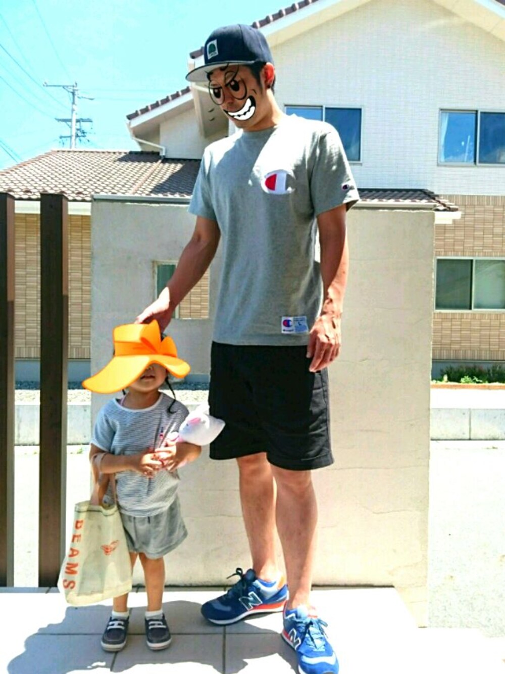 「ストリート、スニーカーコーデ、ラフ、summer style」｜「7Unionのアイテム（キャップ、ブラック系）」を使った、gotさん（メンズ・176cm）の夏コーディネートの1枚目の写真