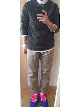 「AIRMAX90」｜「アイテム（腕時計）」を使った、いわしさん（レディース・150cm）の春コーディネート