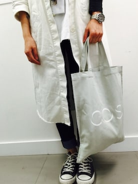 「MONKI（モンキ）のアイテム（ダウンジャケット/コート）」を使った、kirzauさん（レディース・165cm）の冬コーディネート