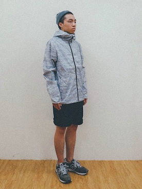 「REIGNING CHAMP（レイニングチャンプ）のアイテム（ジャケット/アウター）」を使った、cinemataiwanさん（メンズ・169cm）の夏コーディネート