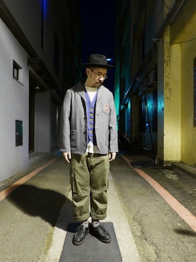 「CHUP（チュプ）のアイテム」を使った、cinemataiwanさん（メンズ・173cm）の秋コーディネート