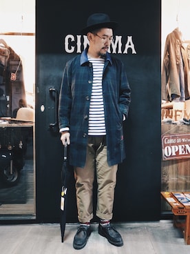 「SECOND LAB.（セカンド ラブ）のアイテム（その他）」を使った、cinemataiwanさん（メンズ・173cm）の冬コーディネート