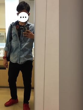 「VENCE（ヴァンス）のアイテム（バッグ）」を使った、じろ吉さん（メンズ・174cm）の秋コーディネート