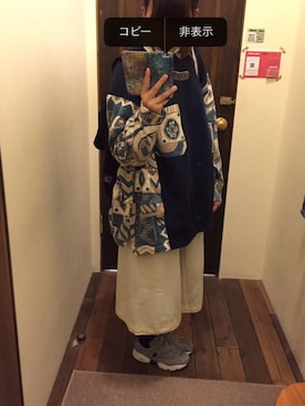 「monikoto（モニコト ）のアイテム（PC・スマホグッズ/家電）」を使った、りたさん（レディース・164cm）の冬コーディネート