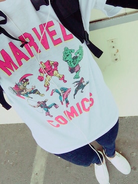 「CUNE（キューン）のアイテム」を使った、リコさん（レディース・170cm・10代）の夏コーディネート