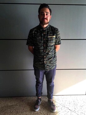 「IN4MATION（インフォメーション）のアイテム」を使った、supsteffanさん（メンズ・175cm）の夏コーディネート