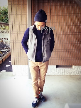 ベージュのチノパン のメンズ人気ファッションコーディネート Wear