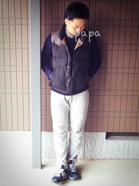 tama-papaさん（メンズ・172cm）の冬コーディネート