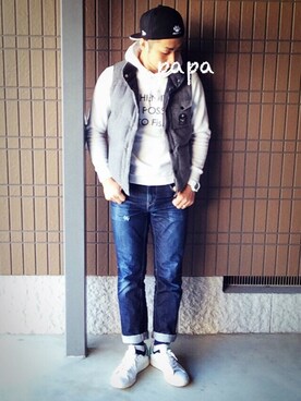 tama-papaさん（メンズ・172cm）の冬コーディネート