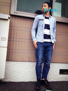 tama-papaさん(メンズ・172cm)の春コーディネート