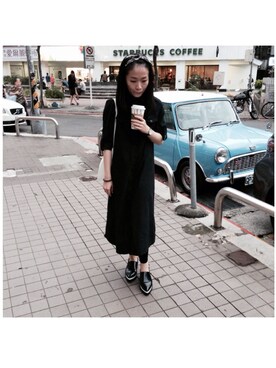 「TAIPEI」｜「アイテム（ブーティ）」を使った、Chloeさん（レディース・154cm）の秋コーディネート