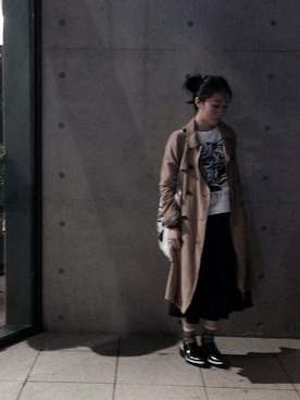 「PULL&BEAR（プルアンドベア）のアイテム（その他トップス）」を使った、Chloeさん（レディース・154cm）の冬コーディネート