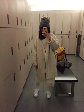 EllieChaCha♥︎さん（レディース・157cm）の冬コーディネート