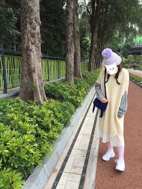 EllieChaCha♥︎さん（レディース・157cm）の冬コーディネート