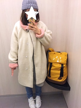 EllieChaCha♥︎さん（レディース・157cm）の冬コーディネート