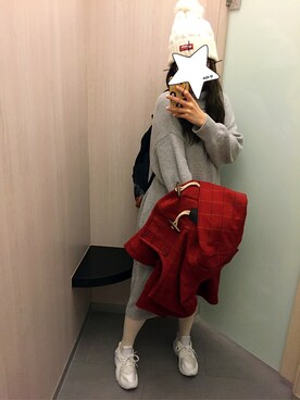 EllieChaCha♥︎さん（レディース・157cm）の冬コーディネート