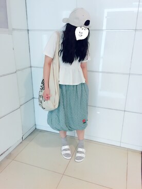 EllieChaCha♥︎さん（レディース・157cm）の夏コーディネート