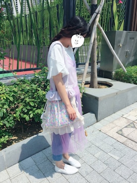 EllieChaCha♥︎さん（レディース・157cm）の夏コーディネート