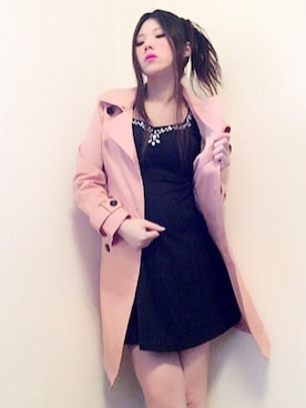 「通販」｜「アイテム（ワンピース/ドレス）」を使った、sakuratamさん（レディース・156cm）の春コーディネート