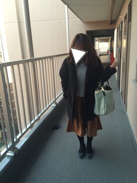 「素朴な疑問」｜mipokoroさん（レディース・150cm）の冬コーディネート