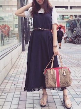 pinxkoさん（レディース・152cm）の秋コーディネート